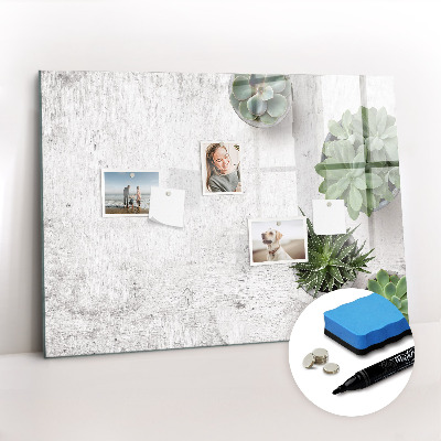 Magnetic dry erase board Decorative plants