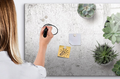 Magnetic dry erase board Decorative plants