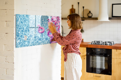 Magnetic dry erase board Dandelions flamingos