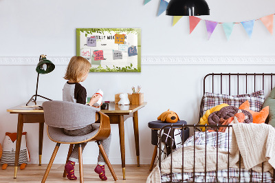 Magnetic dry erase board Weekly Menu
