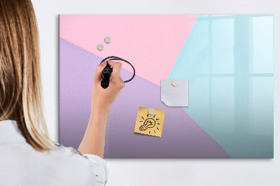 Dry erase magnetic board Pastel Pattern