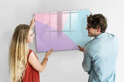 Dry erase magnetic board Pastel Pattern