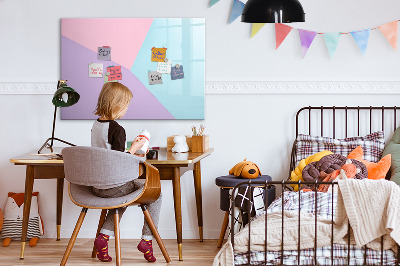 Dry erase magnetic board Pastel Pattern
