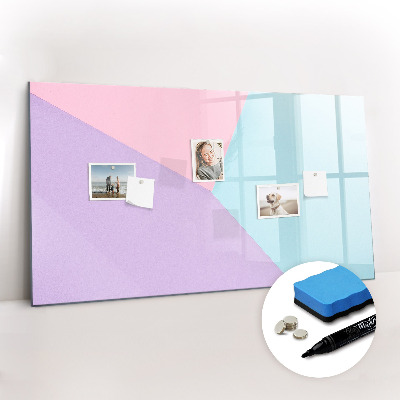 Dry erase magnetic board Pastel Pattern