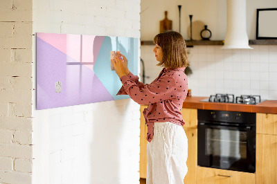 Dry erase magnetic board Pastel Pattern