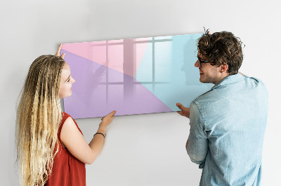 Dry erase magnetic board Pastel Pattern