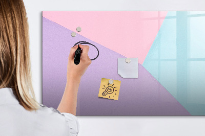 Dry erase magnetic board Pastel Pattern