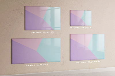 Dry erase magnetic board Pastel Pattern