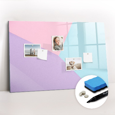 Dry erase magnetic board Pastel Pattern
