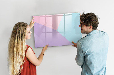 Dry erase magnetic board Pastel Pattern