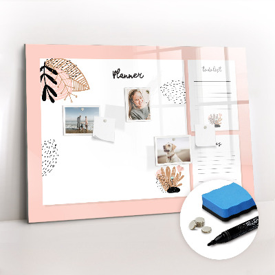 Magnetic board for drawing drawing Notebook Planner