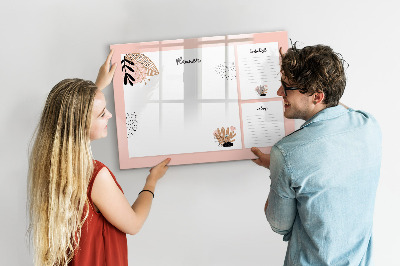 Magnetic dry erase board Notebook Planner