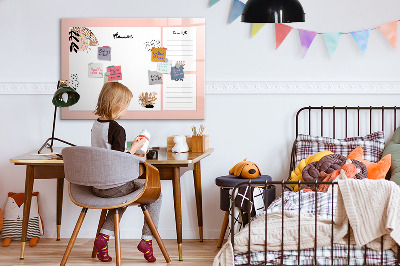 Magnetic board for drawing drawing Notebook Planner