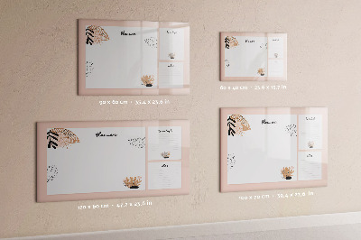 Magnetic dry erase board Notebook Planner