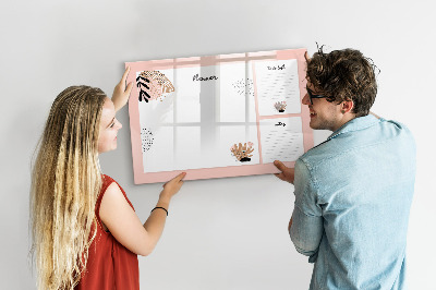 Magnetic dry erase board Notebook Planner