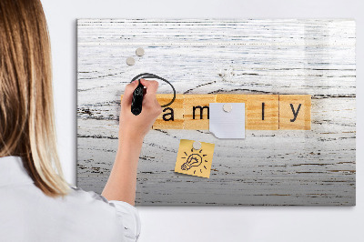 Dry erase magnetic board Family