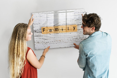 Dry erase magnetic board Family