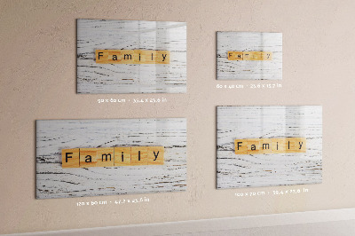 Dry erase magnetic board Family