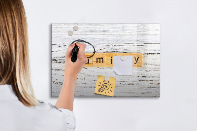Dry erase magnetic board Family