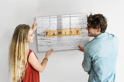 Dry erase magnetic board Family