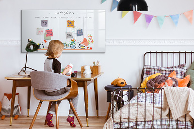 Magnetic board with marker Weekly Planner