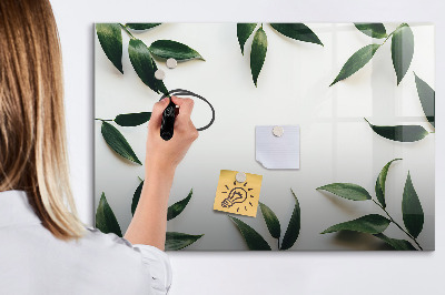 Magnetic dry erase board Leaf Frame
