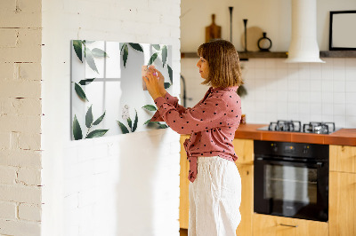 Magnetic dry erase board Leaf Frame