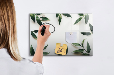 Magnetic dry erase board Leaf Frame