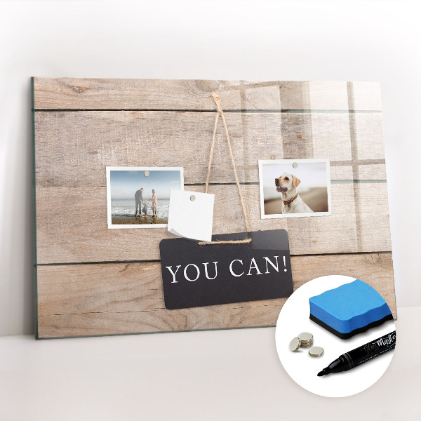 Dry erase magnetic board You can write!