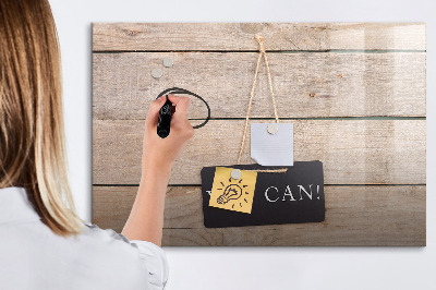 Dry erase magnetic board You can write!