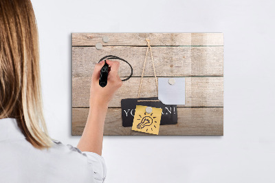 Dry erase magnetic board You can write!