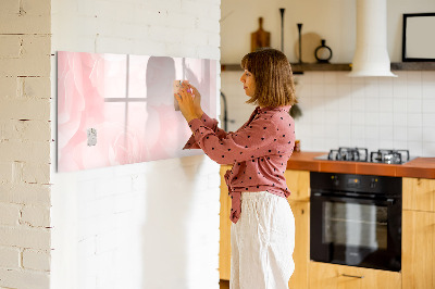 Magnetic board with marker Blooming roses