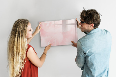 Magnetic dry erase board Blooming roses