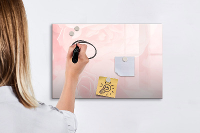 Magnetic dry erase board Blooming roses