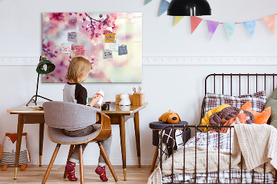 Magnetic board for drawing Flowers spring