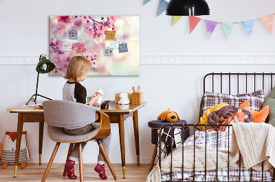 Magnetic board for drawing Flowers spring