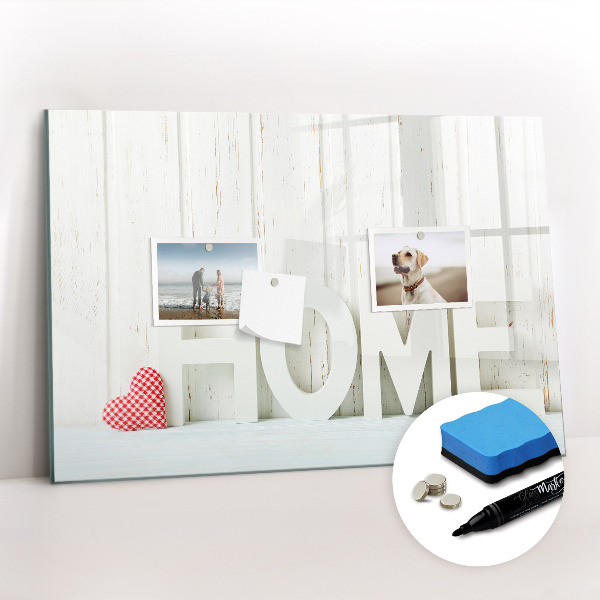 Magnetic dry erase board Inscription house