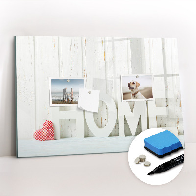Magnetic dry erase board Inscription house