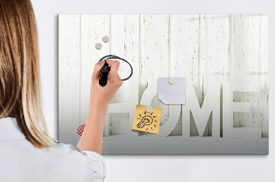 Magnetic dry erase board Inscription house