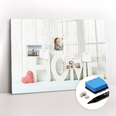 Magnetic dry erase board Inscription house
