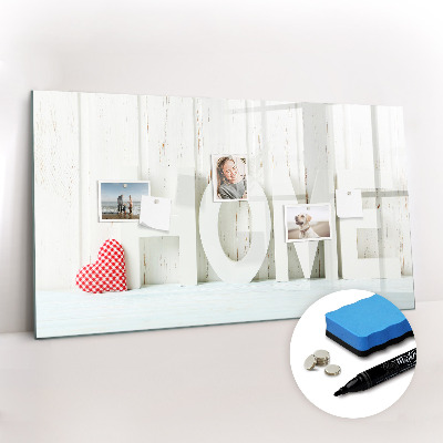 Magnetic dry erase board Inscription house