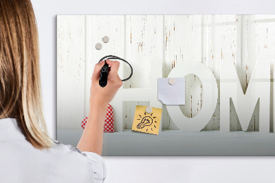 Magnetic dry erase board Inscription house