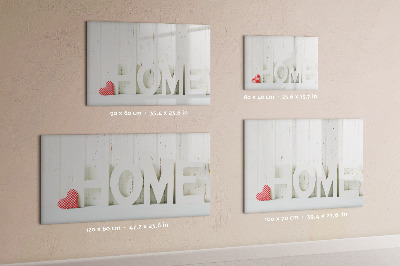 Magnetic dry erase board Inscription house