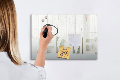 Magnetic board for drawing Inscription house