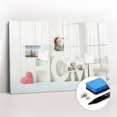 Magnetic dry erase board Inscription house