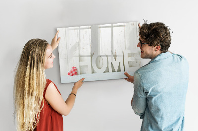 Magnetic board for drawing Inscription house