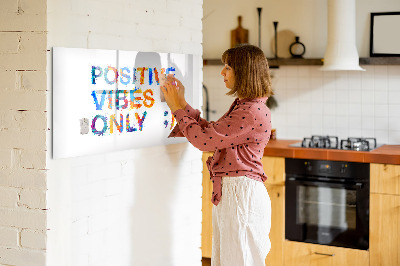 Dry erase magnetic board Positive quote