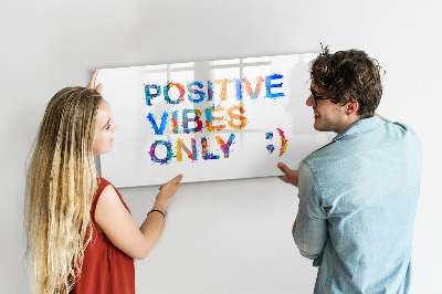 Dry erase magnetic board Positive quote