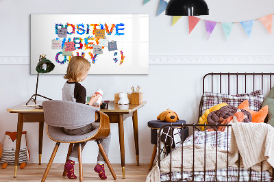 Dry erase magnetic board Positive quote