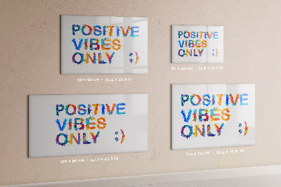 Dry erase magnetic board Positive quote